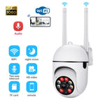 Caméra de surveillance intelligente sans fil Wi-Fi HD 1080P A7, compatible vision nocturne / audio bidirectionnel, sans mémoire, avec mémoire 16G