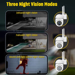 Caméra de surveillance intelligente sans fil Wi-Fi HD 1080P A7, compatible vision nocturne / audio bidirectionnel, sans mémoire, avec mémoire 16G