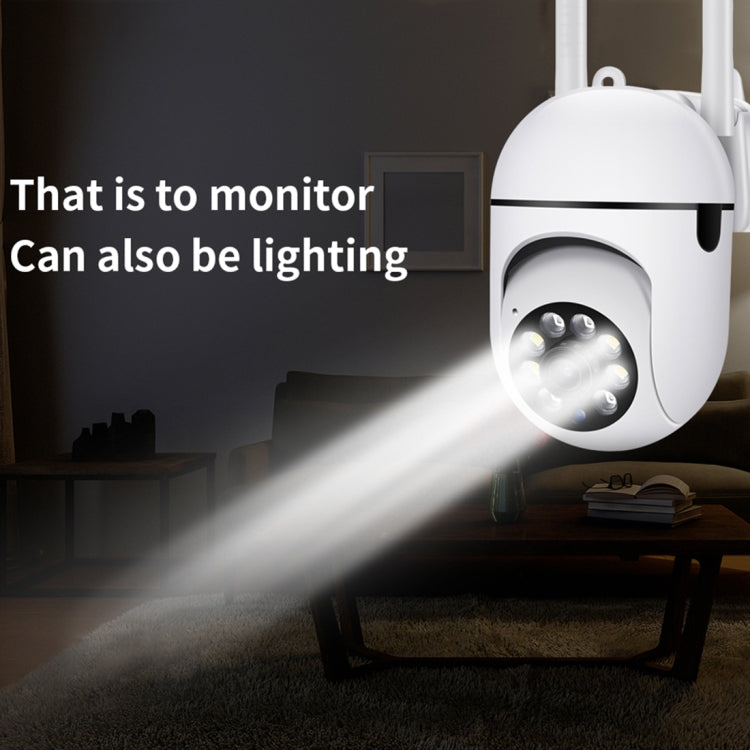 Caméra de surveillance intelligente sans fil Wi-Fi HD 1080P A7, compatible vision nocturne / audio bidirectionnel, sans mémoire, avec mémoire 16G