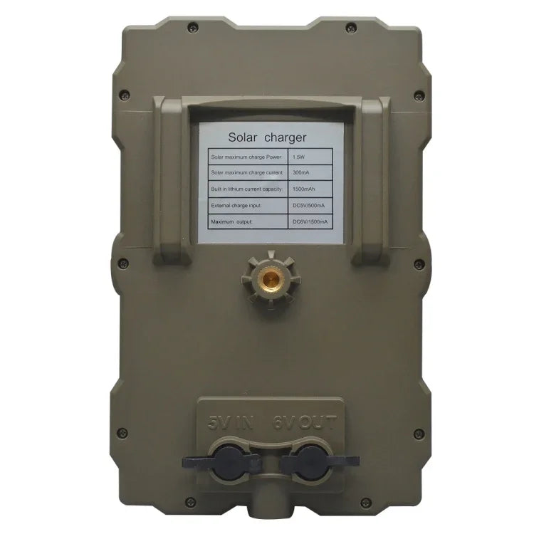 S15 Panneau solaire 1700mAh pour caméra de chasse, 1700mAh