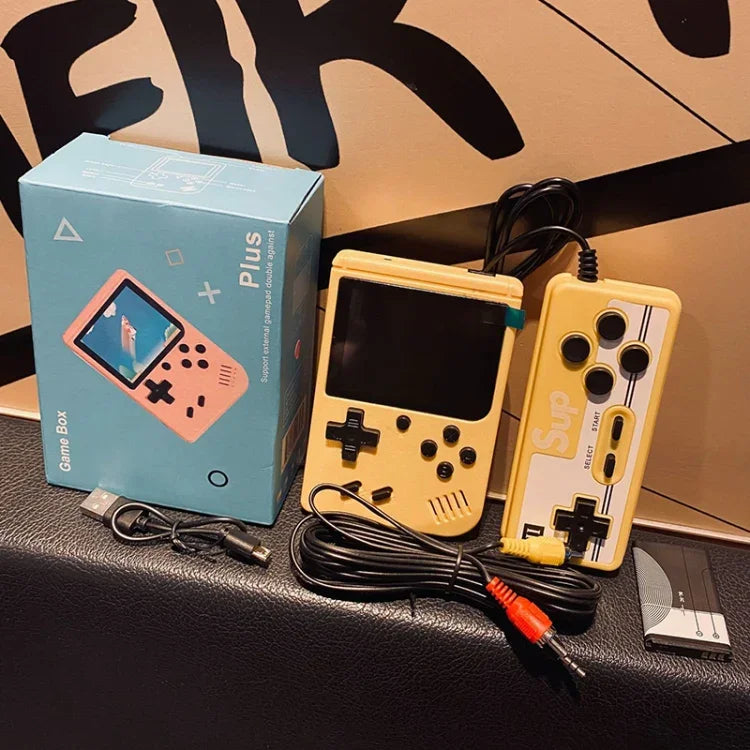 Console de jeu portable MK800 Doubles Macaron Mini de 7,6 cm (3 pouces) avec 800 jeux intégrés, MK800-Doubles / Gris, MK800-Doubles / Bleu, MK800-Doubles / Rose, MK800-Doubles / Jaune, MK800-Doubles / Vert