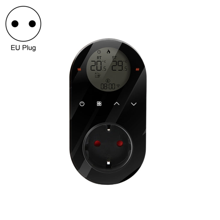 Thermostat LCD à brancher, prise EU, avec WiFi, sans WiFi