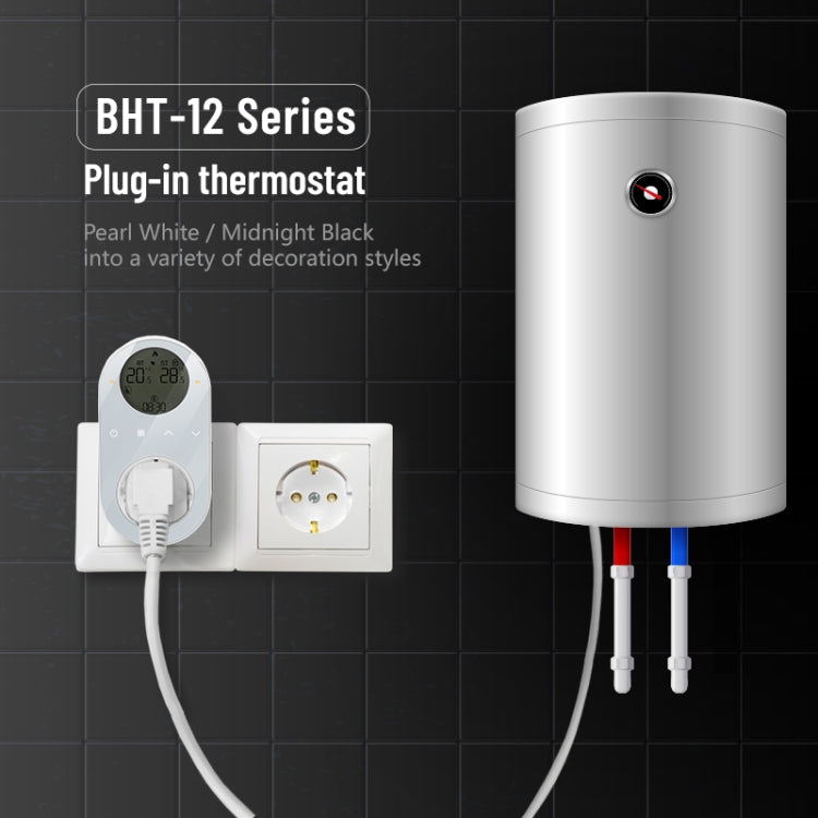 Thermostat LCD à brancher, prise EU, avec WiFi, sans WiFi