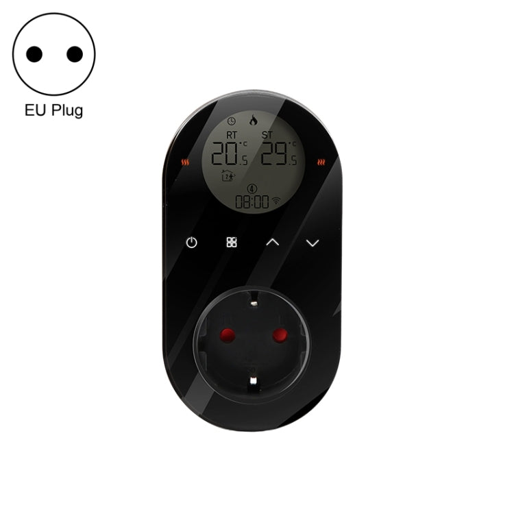 Thermostat LCD à brancher, prise EU, avec WiFi, sans WiFi