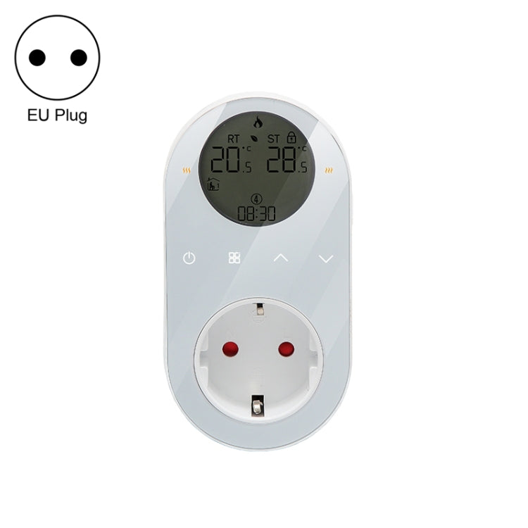 Thermostat LCD à brancher, prise EU, avec WiFi, sans WiFi