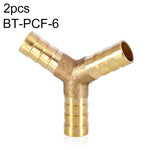 LAIZE 2 pièces composants pneumatiques pagode en Y à trois voies, calibre : 12mm, 6mm, 8mm, 10mm, 12mm
