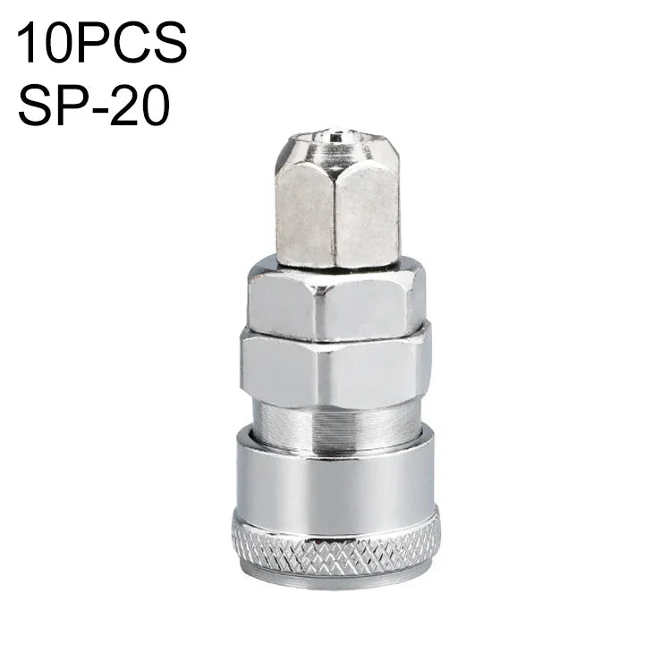 10pcs C-type Self-lock Air Tube Pneumatic Quick Fitting Connector, PF-20, PF-30, PF-40, PH-20, PH-30, PH-40, PM-20, PM-30, PM-40, PP-20, PP-30, PP-40, SF-20, SF-30, SF-40, SH-20, SH-30, SH-40, SM-20, SM-30, SM-40, SP-20, SP-30, SP-40, SF+PF-20, SF+PF-3...