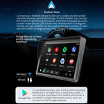 Radio multimédia sans fil CarPlay de 7 pouces avec écran tactile IPS 1080P, radio MP5 Bluetooth, moniteur, B600W