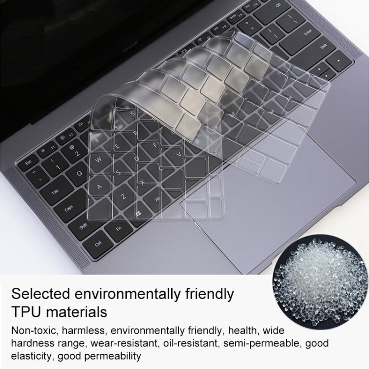 Film de protection transparent et anti-poussière en TPU pour clavier d'ordinateur portable, pour Huawei MateBook X Pro, pour Huawei MateBook D 15,6 pouces