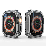 Coque antichoc double couleur pour Apple Watch Ultra 3 / 2 / 1 49 mm, pour Apple Watch Ultra 3 / 2 / 1 49 mm