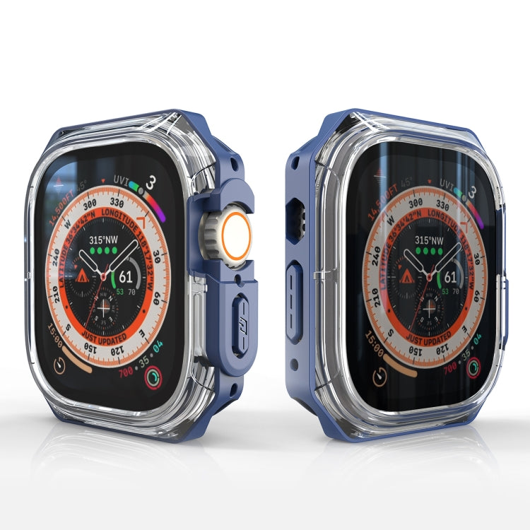 Coque antichoc double couleur pour Apple Watch Ultra 3 / 2 / 1 49 mm, pour Apple Watch Ultra 3 / 2 / 1 49 mm