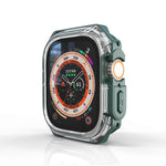 Coque antichoc double couleur pour Apple Watch Ultra 3 / 2 / 1 49 mm, pour Apple Watch Ultra 3 / 2 / 1 49 mm