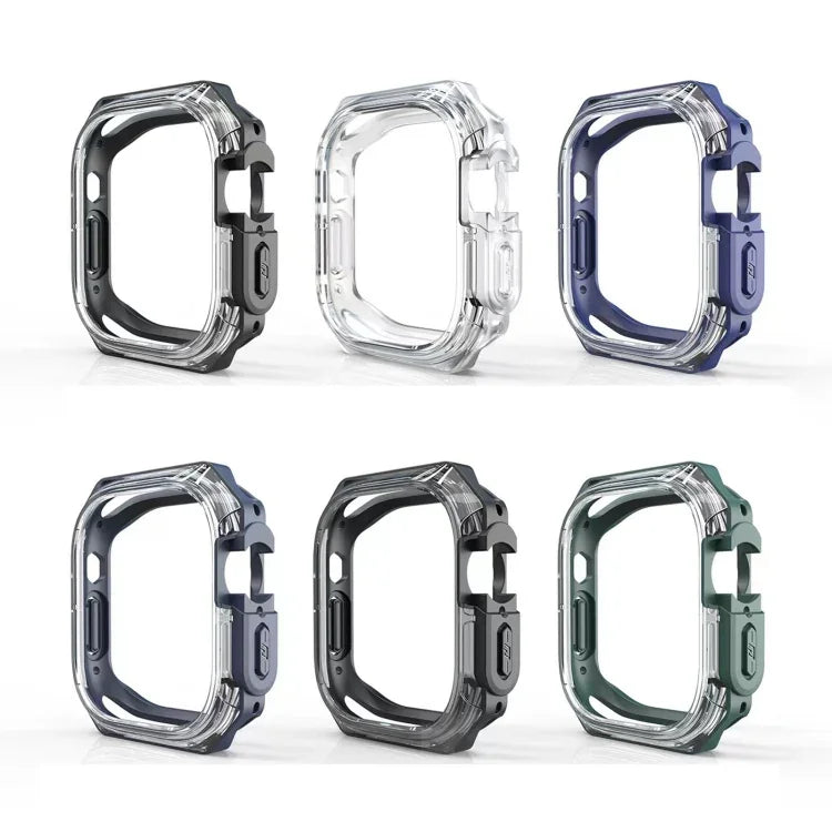 Coque antichoc double couleur pour Apple Watch Ultra 3 / 2 / 1 49 mm, pour Apple Watch Ultra 3 / 2 / 1 49 mm
