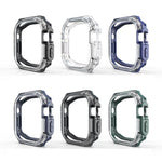 Coque antichoc double couleur pour Apple Watch Ultra 3 / 2 / 1 49 mm, pour Apple Watch Ultra 3 / 2 / 1 49 mm