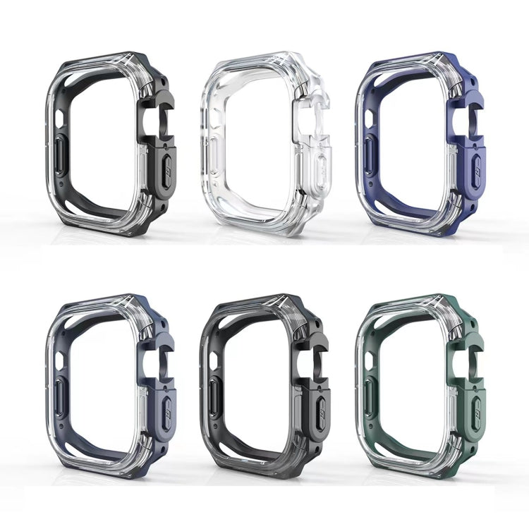 Coque antichoc double couleur pour Apple Watch Ultra 3 / 2 / 1 49 mm, pour Apple Watch Ultra 3 / 2 / 1 49 mm