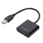 Convertisseur USB 3.0 vers HDMI grand boîtier, grand boîtier