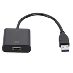 Convertisseur USB 3.0 vers HDMI grand boîtier, grand boîtier