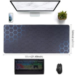 Tapis de souris antidérapant en tissu caoutchouté pour jeu, tapis clavier, 80 x 30 x 0,2 cm, 90 x 40 x 0,2 cm