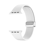 Bracelet de montre en silicone avec boucle déployante, pour Apple Watch Ultra 49 mm, pour Apple Watch Series 8&7 45 mm / SE 2&6&SE&5&4 44 mm / 3&2&1 42 mm