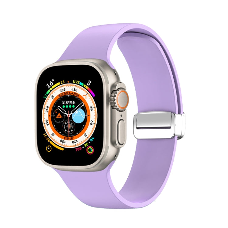 Bracelet de montre en silicone avec boucle déployante, pour Apple Watch Ultra 49 mm, pour Apple Watch Series 8&7 45 mm / SE 2&6&SE&5&4 44 mm / 3&2&1 42 mm