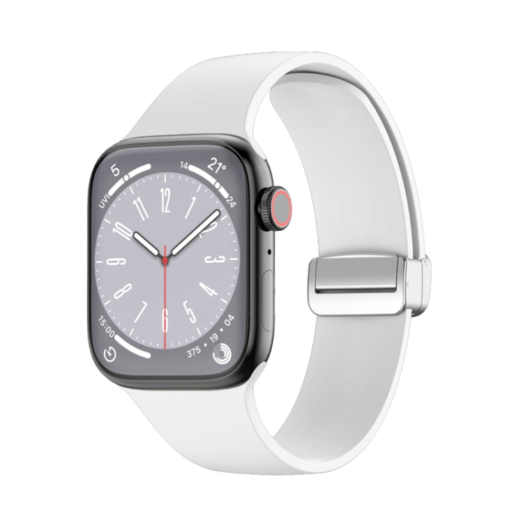 Bracelet de montre en silicone avec boucle déployante, pour Apple Watch Ultra 49 mm, pour Apple Watch Series 8&7 45 mm / SE 2&6&SE&5&4 44 mm / 3&2&1 42 mm