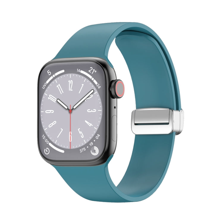 Bracelet de montre en silicone avec boucle déployante, pour Apple Watch Ultra 49 mm, pour Apple Watch Series 8&7 45 mm / SE 2&6&SE&5&4 44 mm / 3&2&1 42 mm
