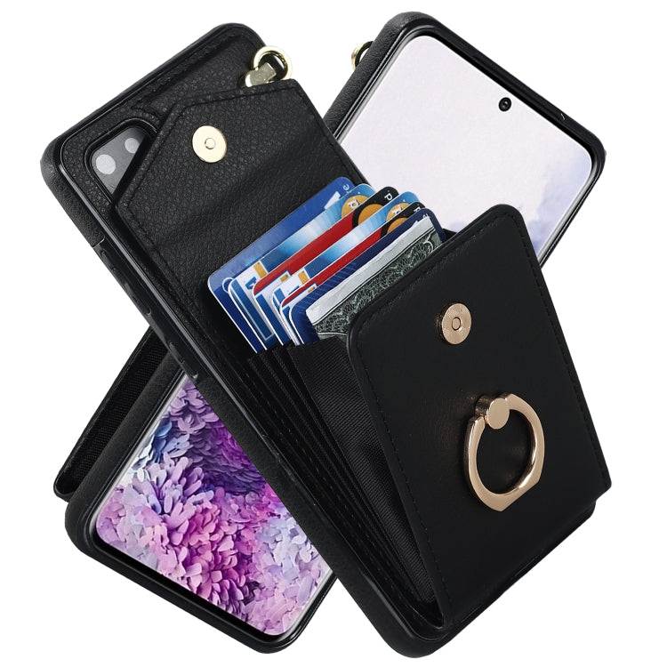 Ring Holder RFID Card Slot Phone Case, For Samsung Galaxy S20+