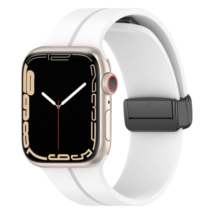 Bracelet de montre en silicone de couleur unie, pour Apple Watch Ultra 49mm / Series 8&7 45mm / SE 2&6&SE&5&4 44mm, pour Apple Watch Series 8&7 41mm / SE 2&6&SE&5&4 40mm / 3&2&1 38mm