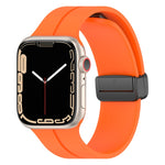 Bracelet de montre en silicone de couleur unie, pour Apple Watch Ultra 49mm / Series 8&7 45mm / SE 2&6&SE&5&4 44mm, pour Apple Watch Series 8&7 41mm / SE 2&6&SE&5&4 40mm / 3&2&1 38mm