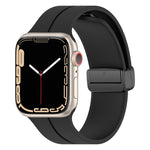 Bracelet de montre en silicone de couleur unie, pour Apple Watch Ultra 49mm / Series 8&7 45mm / SE 2&6&SE&5&4 44mm, pour Apple Watch Series 8&7 41mm / SE 2&6&SE&5&4 40mm / 3&2&1 38mm