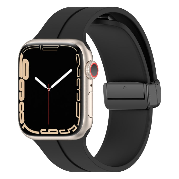Bracelet de montre en silicone de couleur unie, pour Apple Watch Ultra 49mm / Series 8&7 45mm / SE 2&6&SE&5&4 44mm, pour Apple Watch Series 8&7 41mm / SE 2&6&SE&5&4 40mm / 3&2&1 38mm