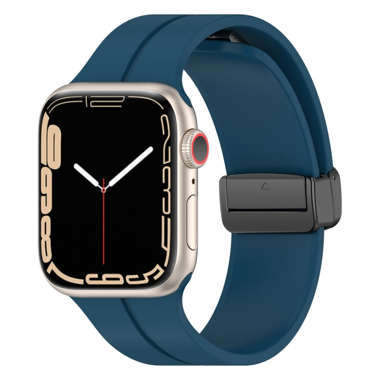Bracelet de montre en silicone de couleur unie, pour Apple Watch Ultra 49mm / Series 8&7 45mm / SE 2&6&SE&5&4 44mm, pour Apple Watch Series 8&7 41mm / SE 2&6&SE&5&4 40mm / 3&2&1 38mm