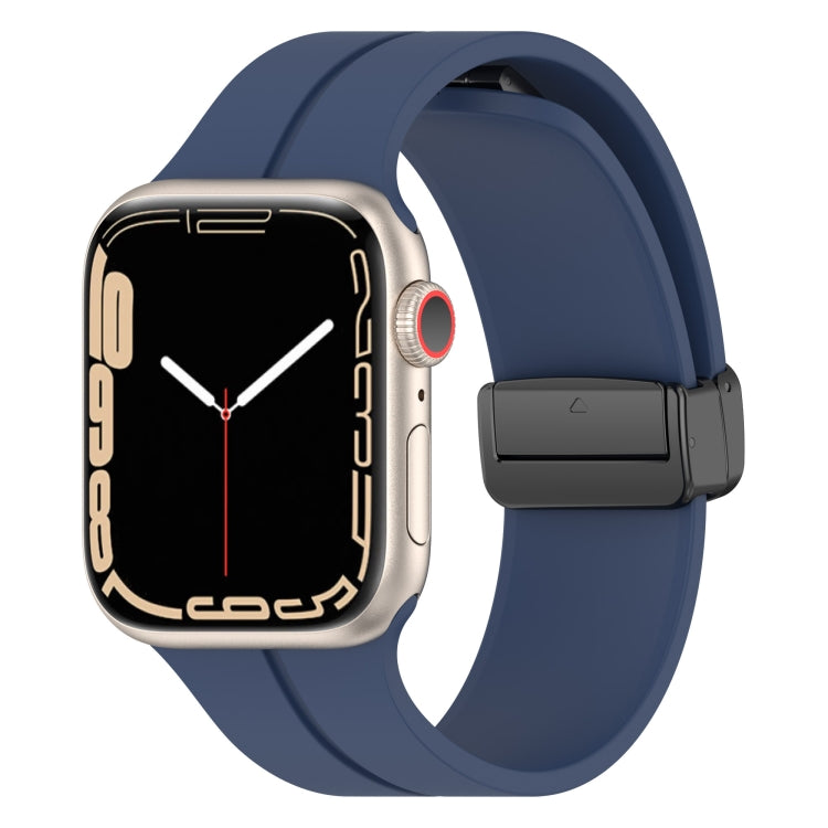 Bracelet de montre en silicone de couleur unie, pour Apple Watch Ultra 49mm / Series 8&7 45mm / SE 2&6&SE&5&4 44mm, pour Apple Watch Series 8&7 41mm / SE 2&6&SE&5&4 40mm / 3&2&1 38mm
