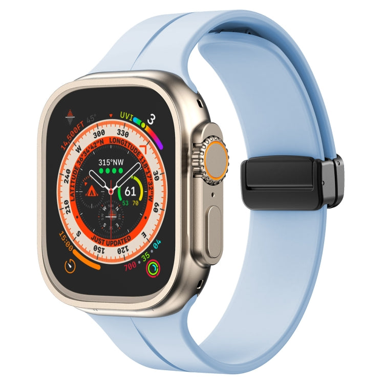 Bracelet de montre en silicone de couleur unie, pour Apple Watch Ultra 49mm / Series 8&7 45mm / SE 2&6&SE&5&4 44mm, pour Apple Watch Series 8&7 41mm / SE 2&6&SE&5&4 40mm / 3&2&1 38mm
