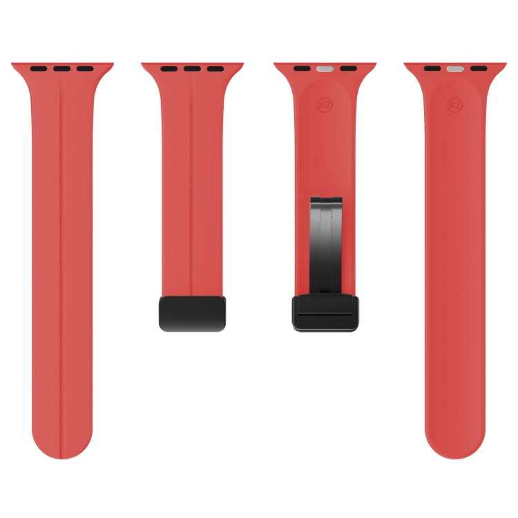 Bracelet de montre en silicone de couleur unie, pour Apple Watch Ultra 49mm / Series 8&7 45mm / SE 2&6&SE&5&4 44mm, pour Apple Watch Series 8&7 41mm / SE 2&6&SE&5&4 40mm / 3&2&1 38mm