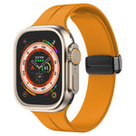 Bracelet de montre en silicone de couleur unie, pour Apple Watch Ultra 49mm / Series 8&7 45mm / SE 2&6&SE&5&4 44mm, pour Apple Watch Series 8&7 41mm / SE 2&6&SE&5&4 40mm / 3&2&1 38mm