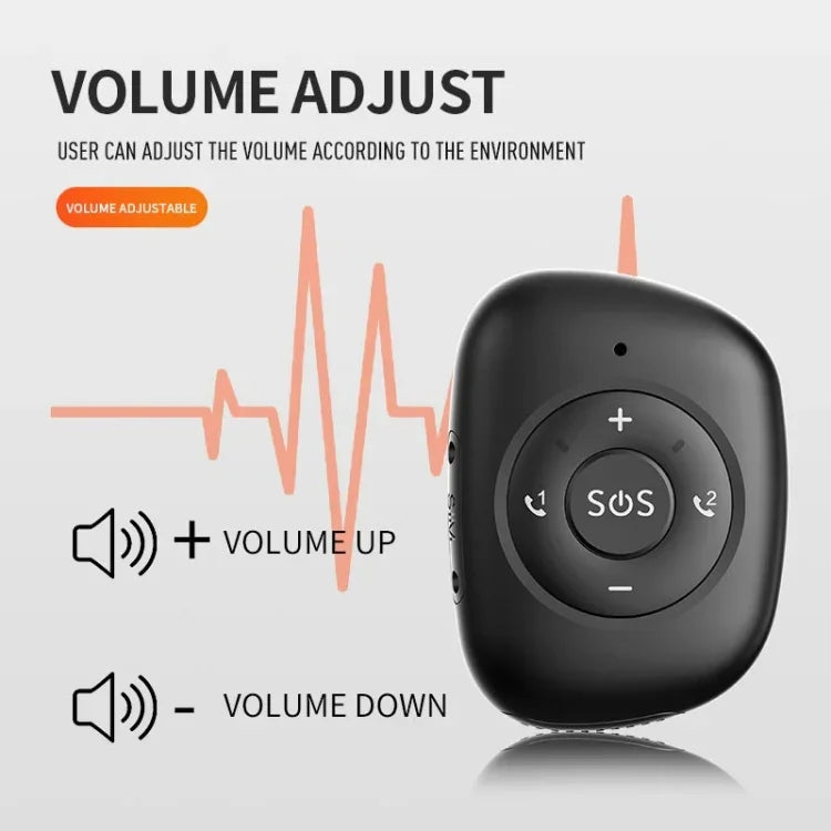 RF-V50 IP67 Étanche 4G LTE 3G 2G GSM Bouton SOS pour personnes âgées Alarme d'urgence Traceur GPS, RF-V50 (Noir), RF-V50 (Rouge)