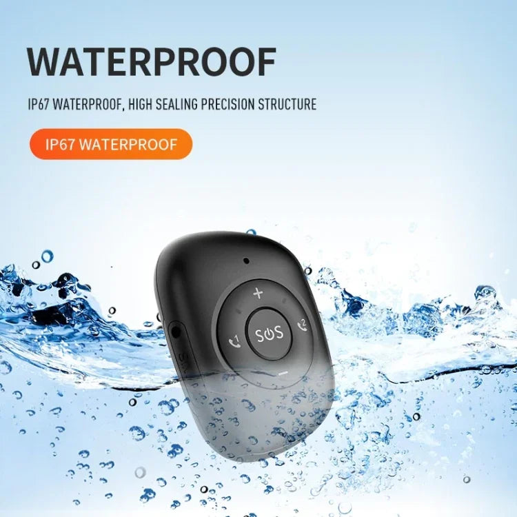 RF-V50 IP67 Étanche 4G LTE 3G 2G GSM Bouton SOS pour personnes âgées Alarme d'urgence Traceur GPS, RF-V50 (Noir), RF-V50 (Rouge)