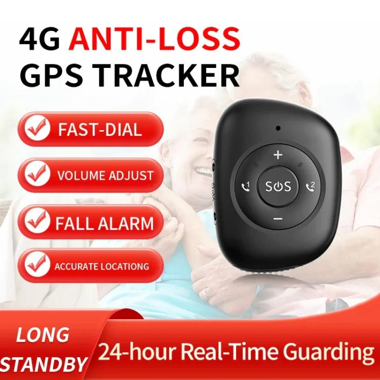 RF-V50 IP67 Étanche 4G LTE 3G 2G GSM Bouton SOS pour personnes âgées Alarme d'urgence Traceur GPS, RF-V50 (Noir), RF-V50 (Rouge)