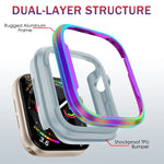 Étui de protection 2 en 1 en alliage d'aluminium et TPU