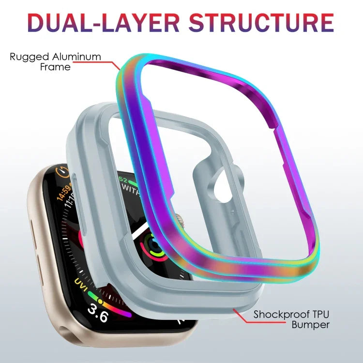 Étui de protection 2 en 1 en alliage d'aluminium et TPU