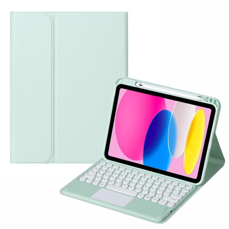 Étui en Cuir avec Clavier Tactile Bluetooth, Pour iPad 10e génération 10.9 2022