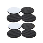 Tampons antidérapants et antibruit ronds 38mm en EVA à motif écossais pour tables et canapés 40 en 1, 38mm