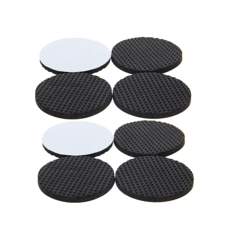 Tampons antidérapants et antibruit ronds 38mm en EVA à motif écossais pour tables et canapés 40 en 1, 38mm