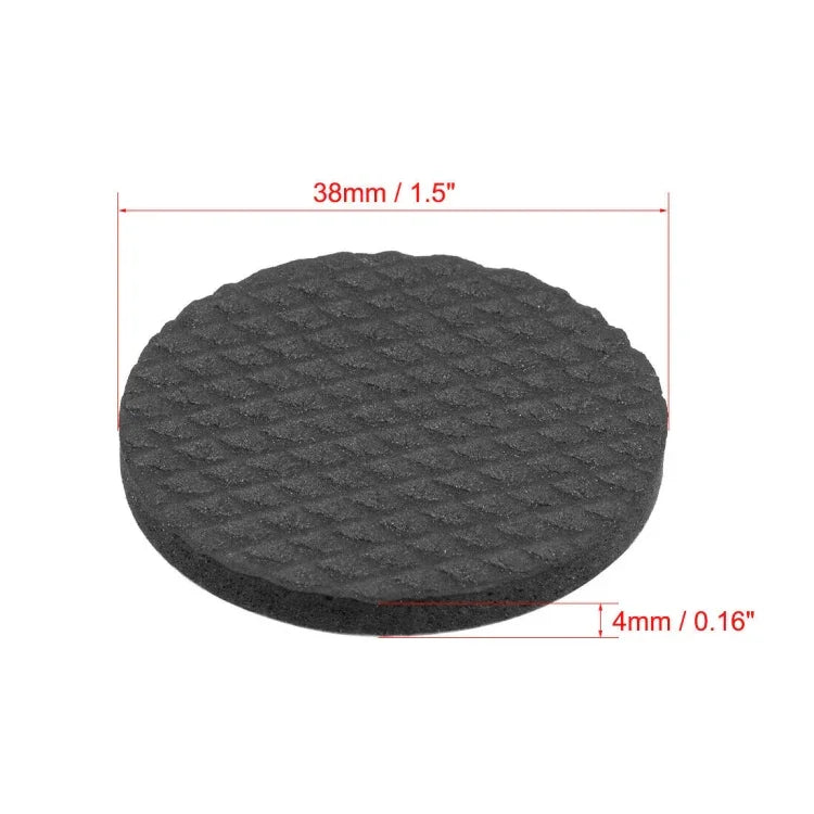 Tampons antidérapants et antibruit ronds 38mm en EVA à motif écossais pour tables et canapés 40 en 1, 38mm