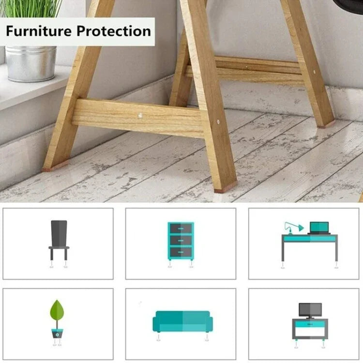2 pièces de tampons antidérapants et antibruit ronds 22mm en EVA à motif écossais pour tables et canapés, 22mm
