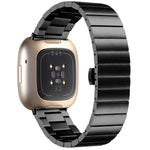 Universal Butterfly Buckle Metal Watch Band, For Fitbit Versa 3 / Sense, For Fitbit Versa 4 / Sense 2