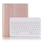 Étui en cuir avec clavier Bluetooth détachable pour iPad Air 3 / Pro 10.5 / 10.2