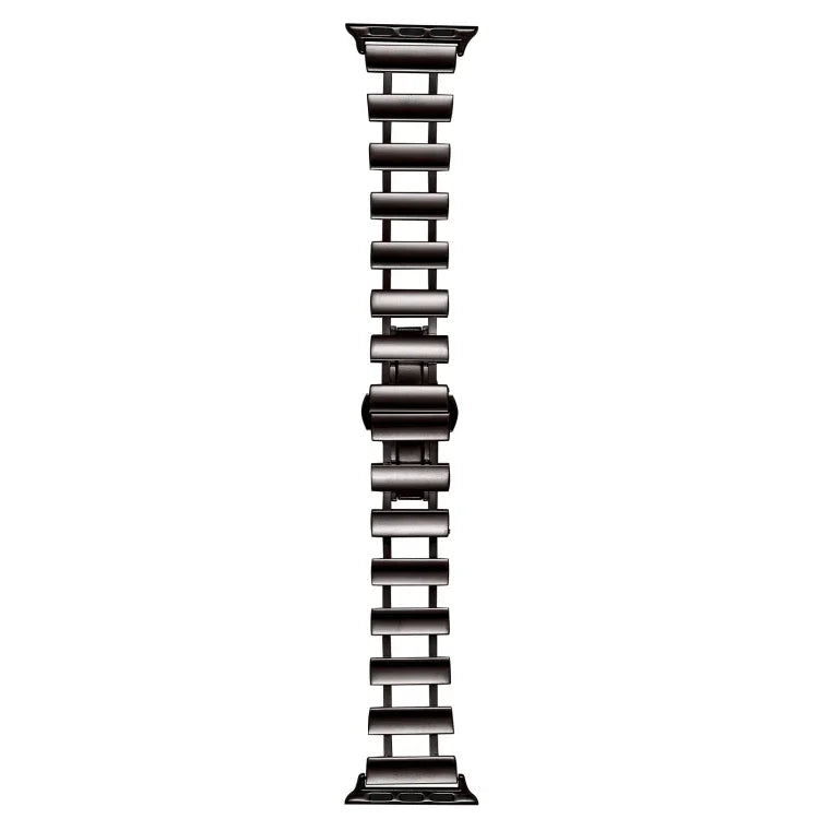 Bracelet de Montre en Acier Inoxydable Creux, Pour Apple Watch Ultra 49mm / Series 8&7 45mm, Pour Apple Watch Series 8&7 41mm / SE 2&6&SE&5&4 40mm