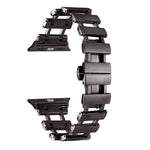 Bracelet de Montre en Acier Inoxydable Creux, Pour Apple Watch Ultra 49mm / Series 8&7 45mm, Pour Apple Watch Series 8&7 41mm / SE 2&6&SE&5&4 40mm